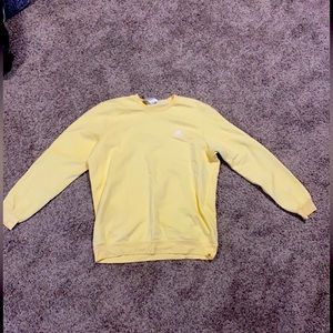 Adidas yellow crewneck